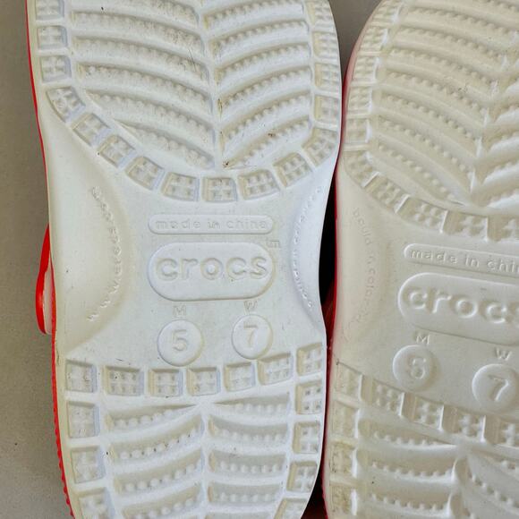 CROCS McDonald's Classic Clog French Fry with jibbitz Women's Size 7 mens size 5 - Picture 12 of 16
